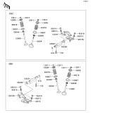 KAWASAKI, KVF650-A1 2002, VALVE(S)