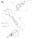 KAWASAKI, KVF650-A1 2002, CRANKSHAFT
