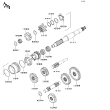 KAWASAKI, KVF650-A1 2002, TRANSMISSION