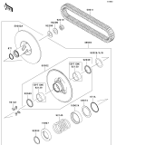 KAWASAKI, KVF650-A1 2002, DRIVEN CONVERTER