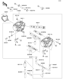 KAWASAKI, KVF650-A1 2002, CARBURETOR