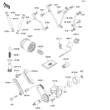 KAWASAKI, KVF650-A1 2002, OIL PUMP