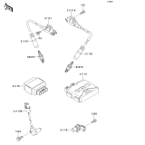 KAWASAKI, KVF650-A1 2002, IGNITION SYSTEM
