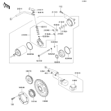 KAWASAKI, KVF650-A1 2002, STARTER MOTOR
