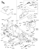 KAWASAKI, KVF650-A1 2002, FRAME FITTINGS