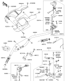 KAWASAKI, KVF650-A1 2002, HANDLEBAR