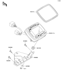 KAWASAKI, KVF650-A1 2002, METER(S)