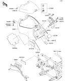 KAWASAKI, KVF650-A1 2002, SIDE COVERS