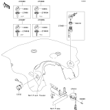 KAWASAKI, KVF650-A1 2002, IGNITION SWITCH
