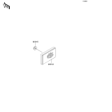 KAWASAKI, KVF650-A1 2002, REFLECTORS(EU,UK)