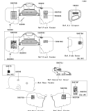KAWASAKI, KVF650-A1 2002, LABELS