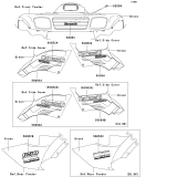 KAWASAKI, KVF650-A1 2002, DECALS