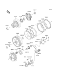 KAWASAKI, KLF220-A15 2002, CLUTCH