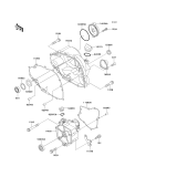 KAWASAKI, KLF220-A15 2002, ENGINE COVER(S)