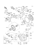 KAWASAKI, KLF220-A15 2002, DRIVE SHAFT/FINAL GEAR