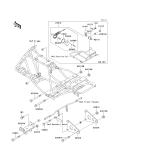 KAWASAKI, KLF220-A15 2002, FRAME FITTINGS
