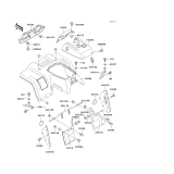 KAWASAKI, KLF220-A15 2002, FRONT FENDER(S)