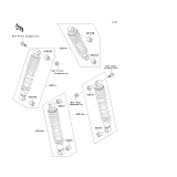 KAWASAKI, KLF220-A15 2002, SHOCK ABSORBER(S)