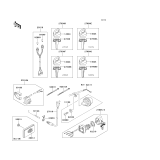 KAWASAKI, KLF220-A15 2002, IGNITION SWITCH