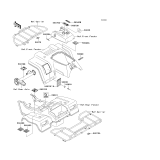 KAWASAKI, KLF220-A15 2002, LABELS