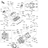 KAWASAKI, KVF650FEF 2014, CYLINDER HEAD