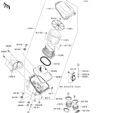 KAWASAKI, KVF650FEF 2014, AIR CLEANER