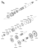 KAWASAKI, KVF650FEF 2014, TRANSMISSION