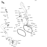 KAWASAKI, KVF650FEF 2014, CONVERTER COVER