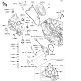KAWASAKI, KVF650FEF 2014, ENGINE COVER(S)