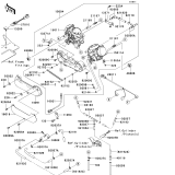 KAWASAKI, KVF650FEF 2014, CARBURETOR