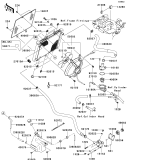 KAWASAKI, KVF650FEF 2014, RADIATOR