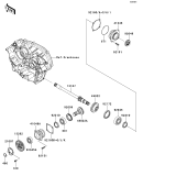 KAWASAKI, KVF650FEF 2014, FRONT BEVEL GEAR