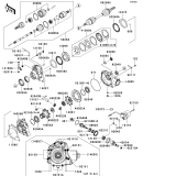 KAWASAKI, KVF650FEF 2014, DRIVE SHAFT-FRONT