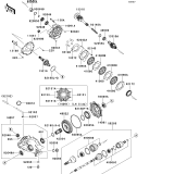 KAWASAKI, KVF650FEF 2014, DRIVE SHAFT-REAR