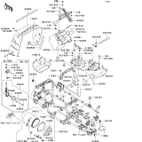 KAWASAKI, KVF650FEF 2014, FRAME FITTINGS