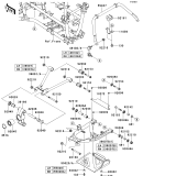 KAWASAKI, KVF650FEF 2014, REAR SUSPENSION