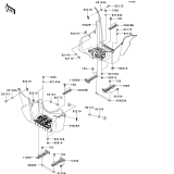 KAWASAKI, KVF650FEF 2014, FOOTRESTS