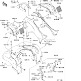 KAWASAKI, KVF650FEF 2014, FRONT FENDER(S)