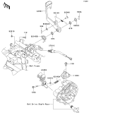 KAWASAKI, KVF650FEF 2014, BRAKE PEDAL