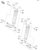 KAWASAKI, KVF650FEF 2014, SHOCK ABSORBER(S)