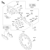 KAWASAKI, KVF650FEF 2014, FRONT BRAKE