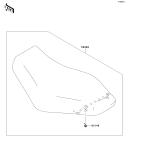 KAWASAKI, KVF650FEF 2014, SEAT