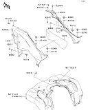 KAWASAKI, KVF650FEF 2014, SIDE COVERS