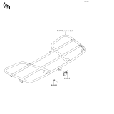 KAWASAKI, KVF650FEF 2014, REFLECTORS(EU,UK)