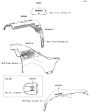 KAWASAKI, KVF650FEF 2014, DECALS