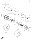 KAWASAKI, KVF450ASFNN 2025, FRONT HUB