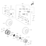 KAWASAKI, KVF450ASFNN 2025, REAR HUB