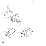 KAWASAKI, KVF450ASFNN 2025, BATTERY