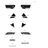 KAWASAKI, KVF450ASFNN 2025, DECALS(WHITE)