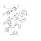 KAWASAKI, KLF220-A5 1992,KLF220-A6 1993,KLF220-A7 1994,KLF220-A8 1995,KLF220-A8A 1995, CLUTCH